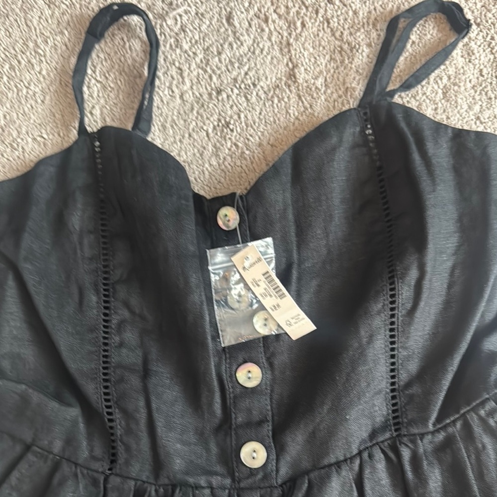 Madewell Wide Leg Linen Jumpsuit - Picture 4 of 7